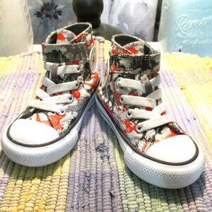Size 5 Dino Converse All Star Tennis Shoes